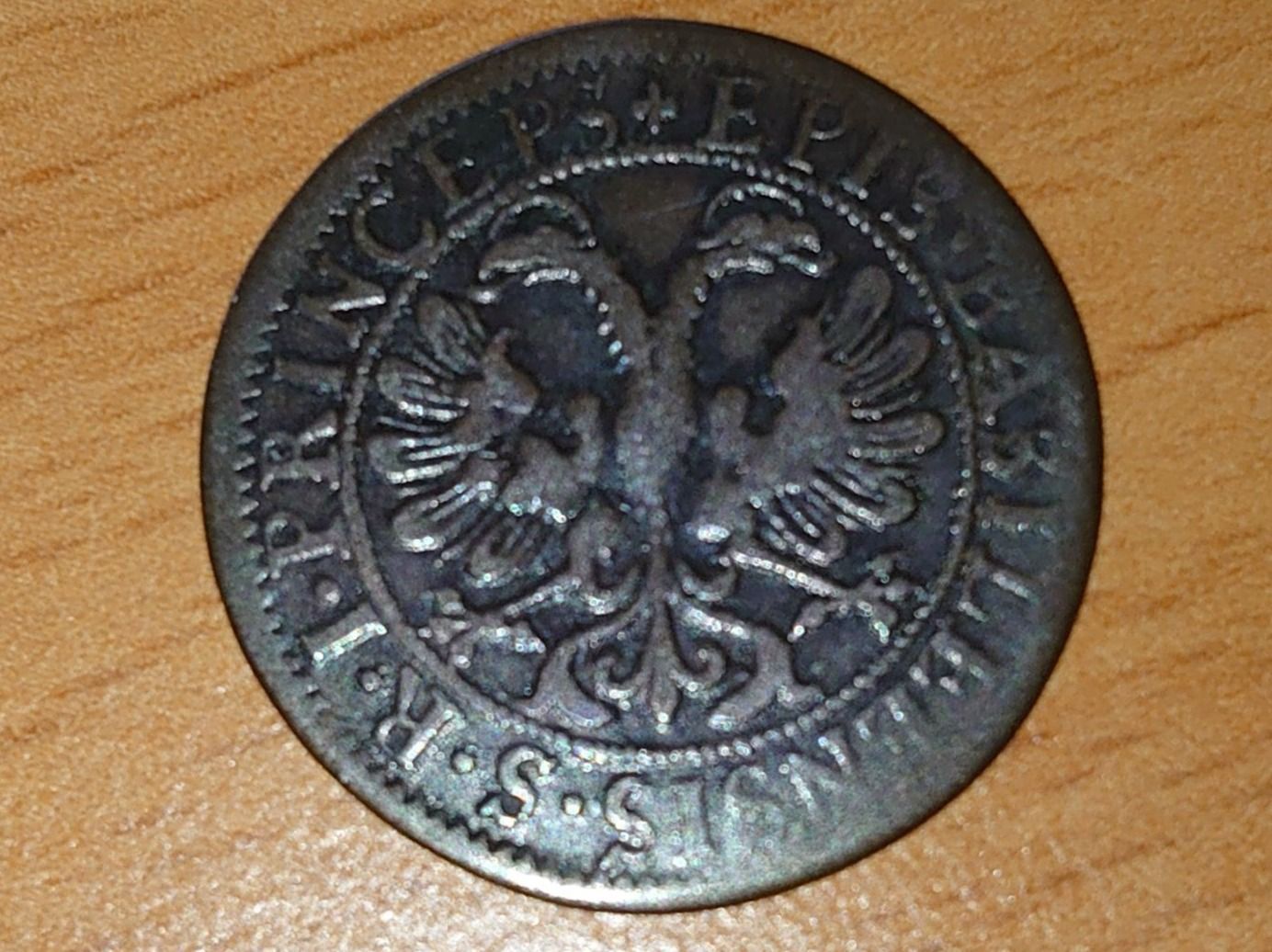 Alle Münzen: Basel Bistum: 1/2 Batzen 1717 *** – Gebraucht aus Pfungen von Aguti77 1