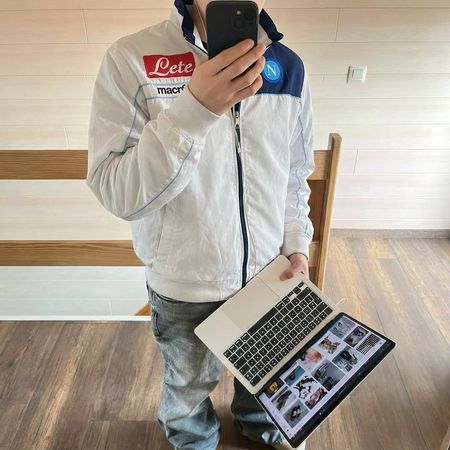 Macron Vintage Macron Napoli Trackjacket