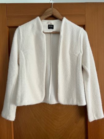 Blazer wolloptik Weiss Grösse S