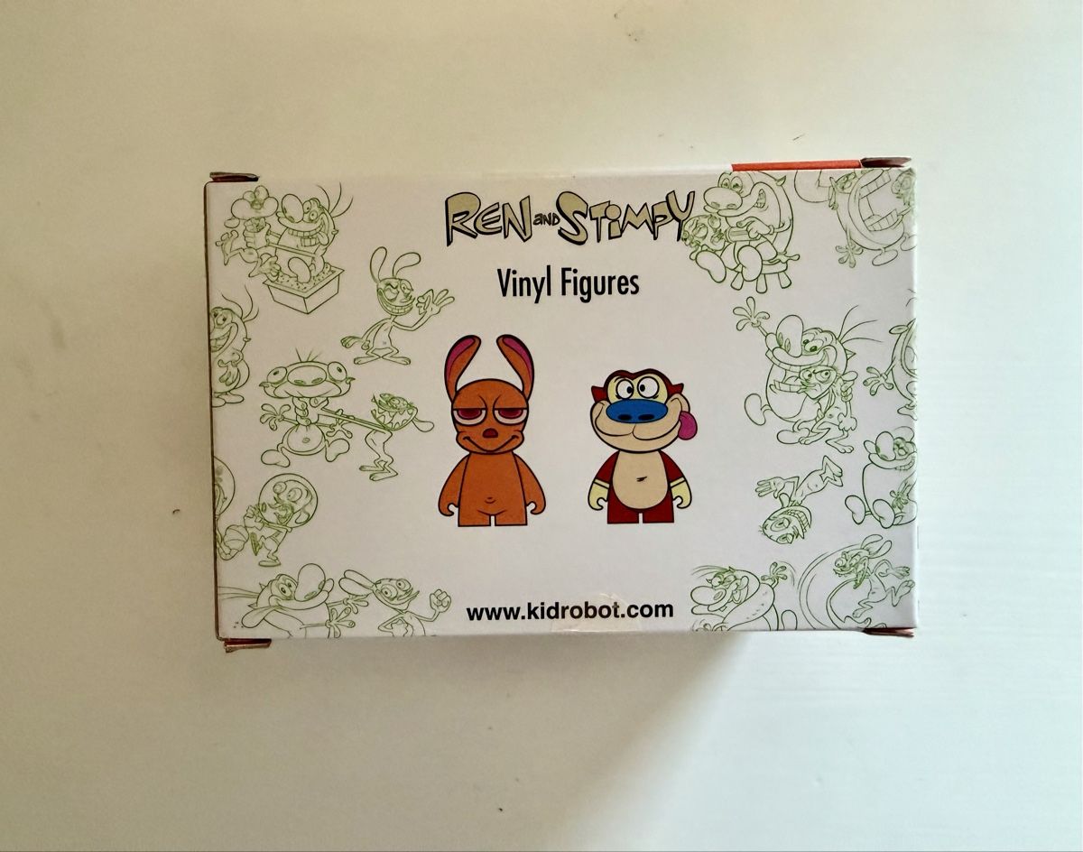 Statuette: Ren & Stimpy Vinyl Figuren Kidrobot 2er Pack – Nuovo e nell'imballaggio originale da Oberembrach venduto da theZaz 1