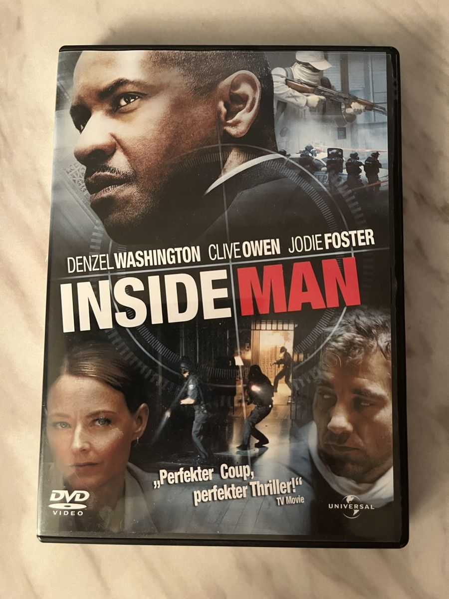 Tutti i DVDs: DVD Inside Man guter Zustand – Usato da Basel venduto da dienstmann