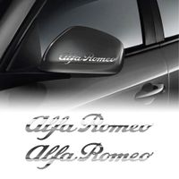 Alfa Romeo Aufkleber Chrom 2er Set 10cm