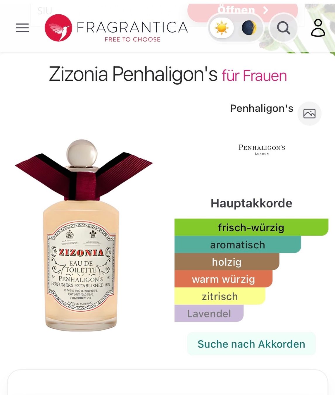 Penhaligon's Parfum & Eau de Toilette: Zizonia Penhaligon's - Eau de Toilette 100ml – Neu (gemäss Beschreibung) aus Luzern von eli_5xnv 4