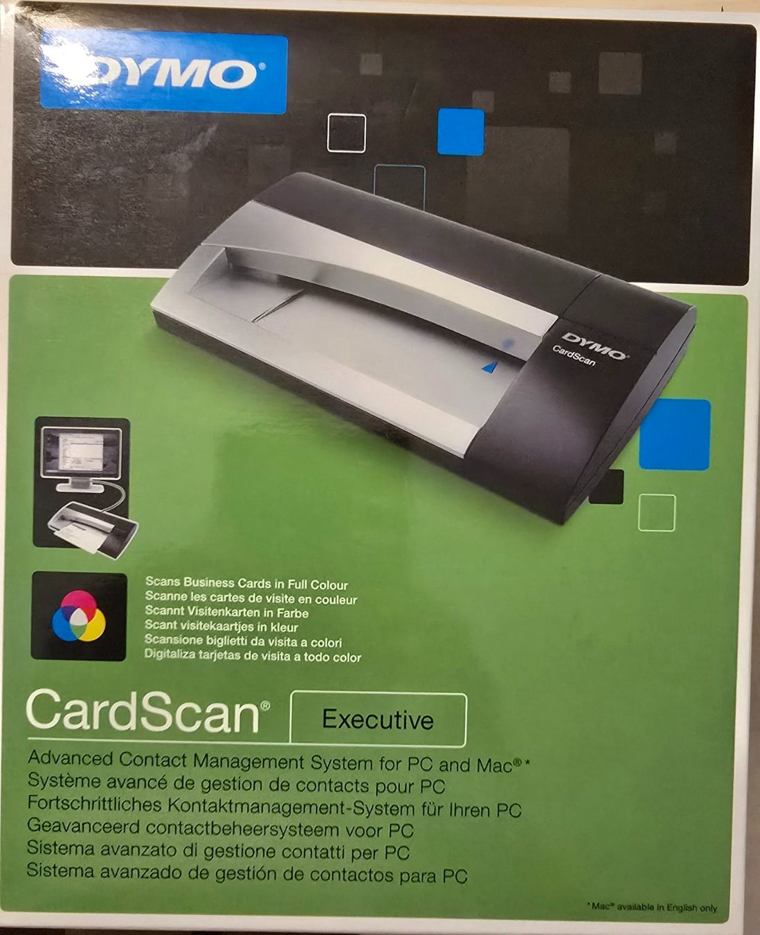 Scanner: Dymo CardScan V9 Executive in Original Verpackung – Usato da Winterthur venduto da Knoepfel