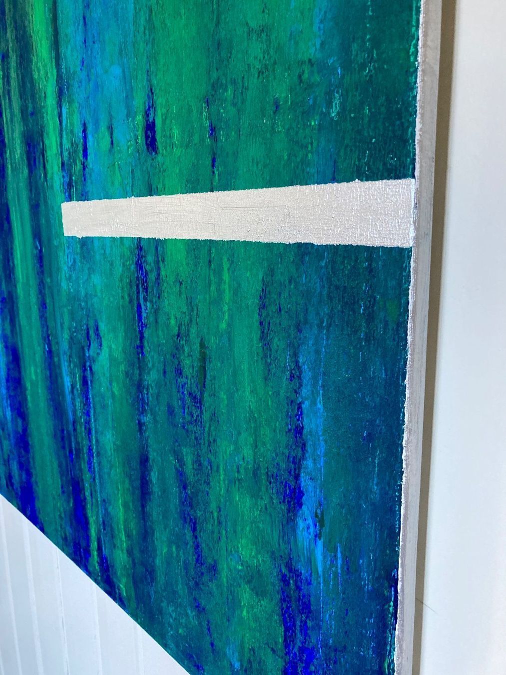 Foto & Immagini: Abstrakte Kunst auf Leinwand 120x100cm – Usato da Bäretswil venduto da Ki-Ja-S 1