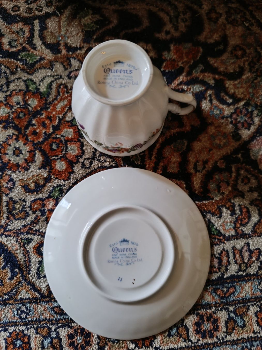 Tazze: Queen's Rosina Fine Bone China tasse – Usato da S. Antonino venduto da sab_z5qw 2