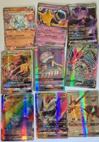 Starke kämpf pokemons V, EX, GX und V-Max