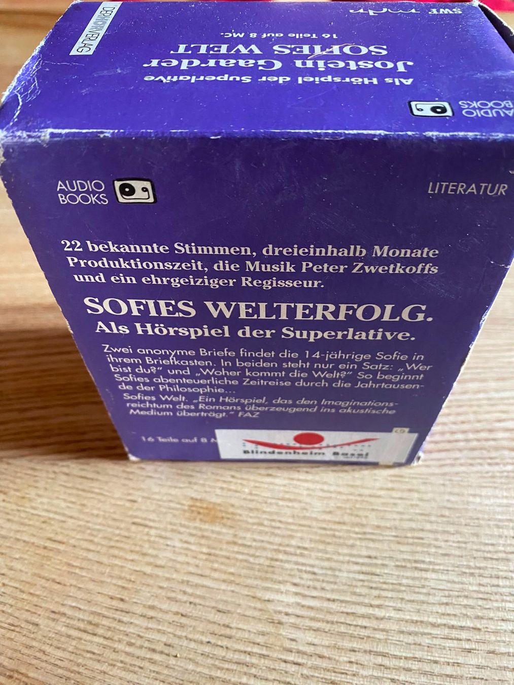 Musicassette: Kassetten-Hörspiel "Sofies Welt" – Usato da Röschenz venduto da Tashroal 3
