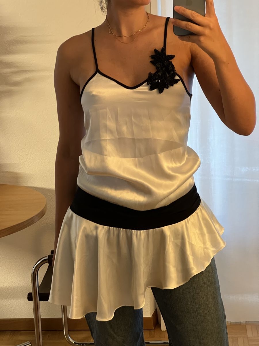 Top: Vintage top Seiden Look Grösse M – Usato da Zürich venduto da sop_xbd7