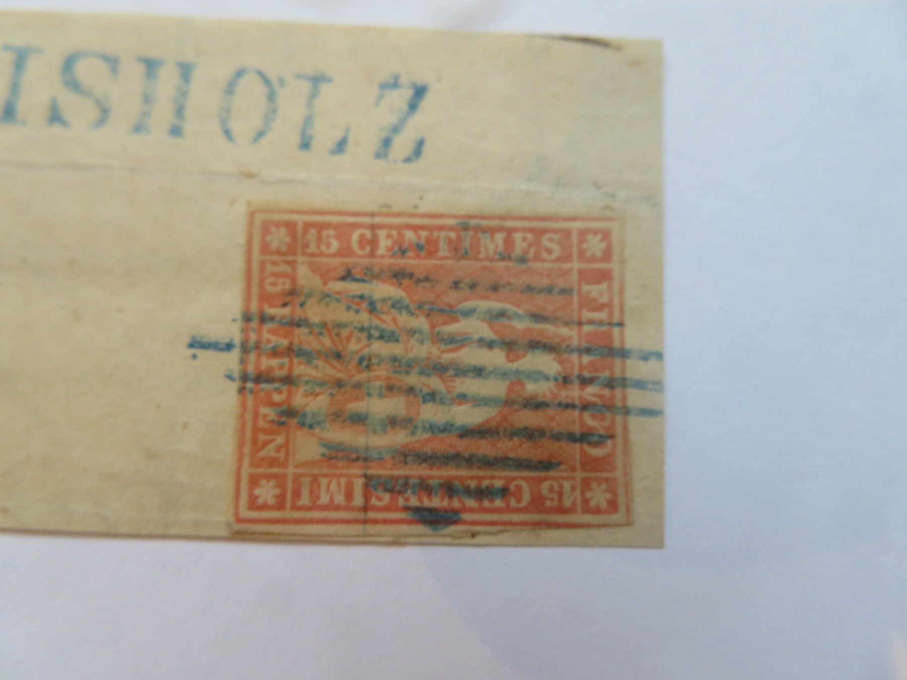 Alle Briefmarken: Strubel 24 Aa auf Briefstück Buttisholz – Gebraucht aus Pfyn von sagenruthe 3