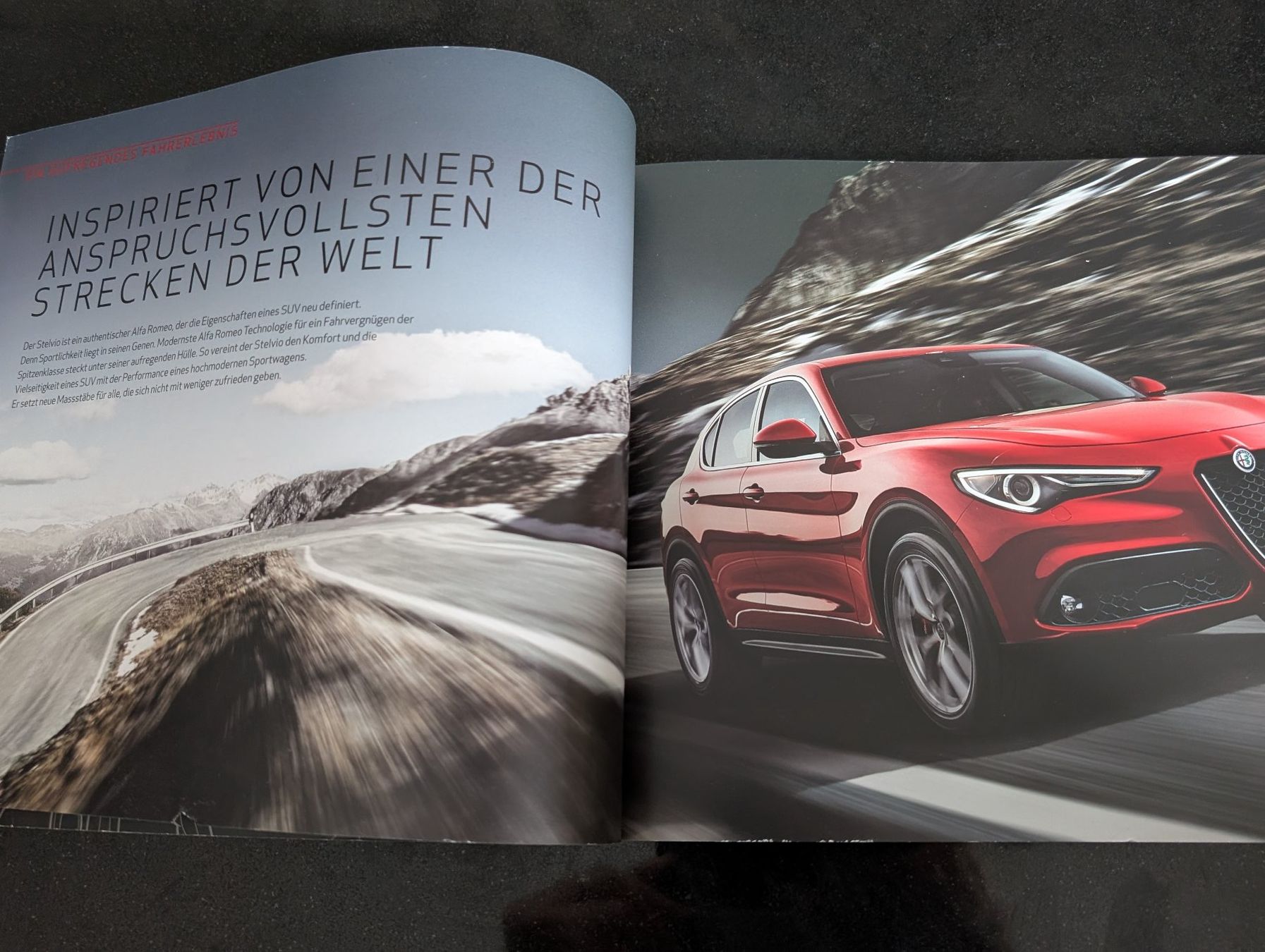 Alfa Romeo Documenti: ALFA ROMEO STELVIO PROSPEKT - ORIGINAL – Usato da Spiegel b. Bern venduto da Natix 2