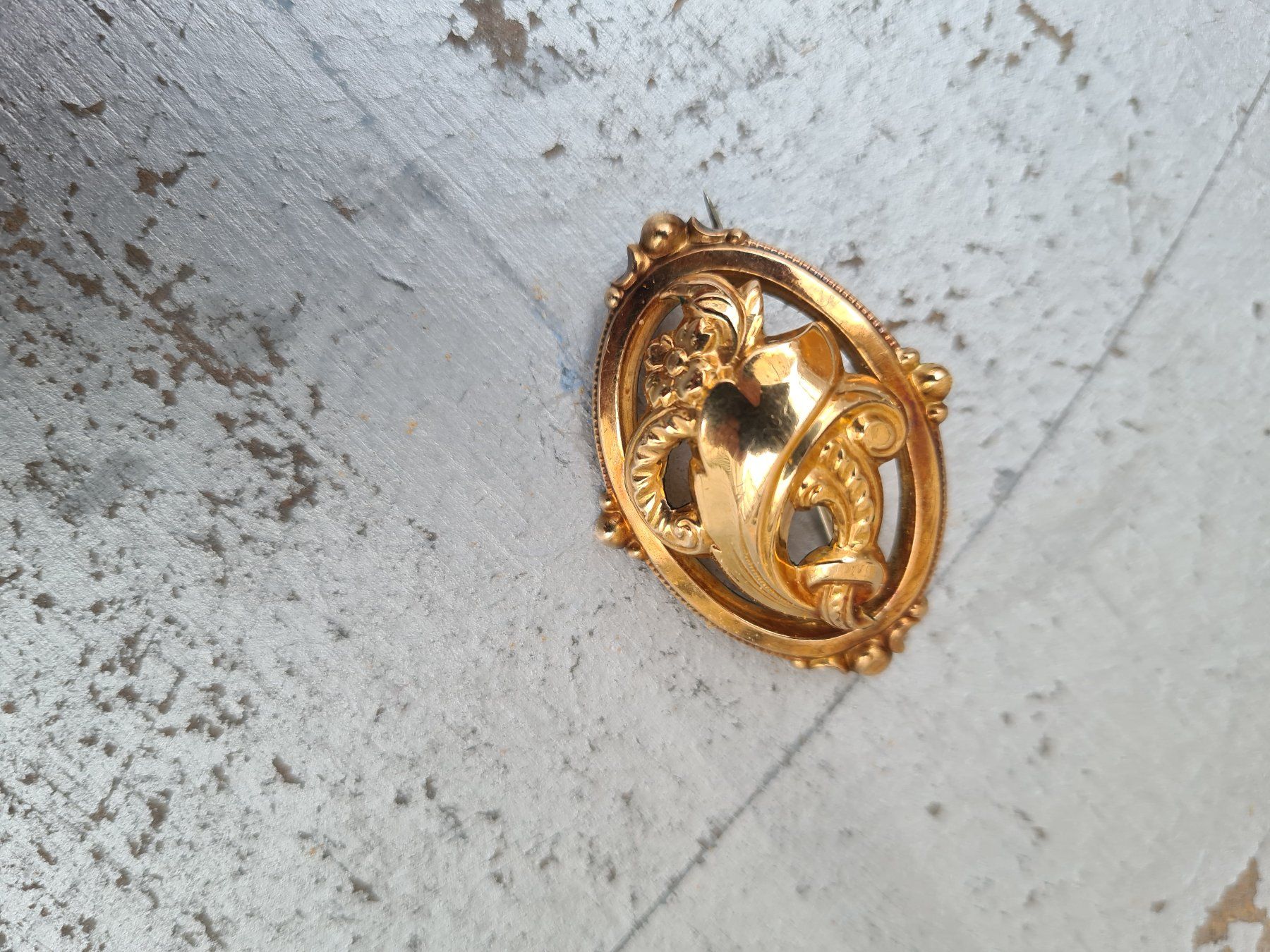 Broschen & Nadeln: Modeschmuck vintage double, Brosche Nr. 5 – Gebraucht aus Romanshorn von Rachacha 1