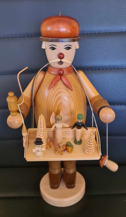 Maglietta Uomo 'Räuchermann Aus Erzgebirge' – Cotone 100%, Girocollo, Taglie Forti, Regalo Natalizio Originale