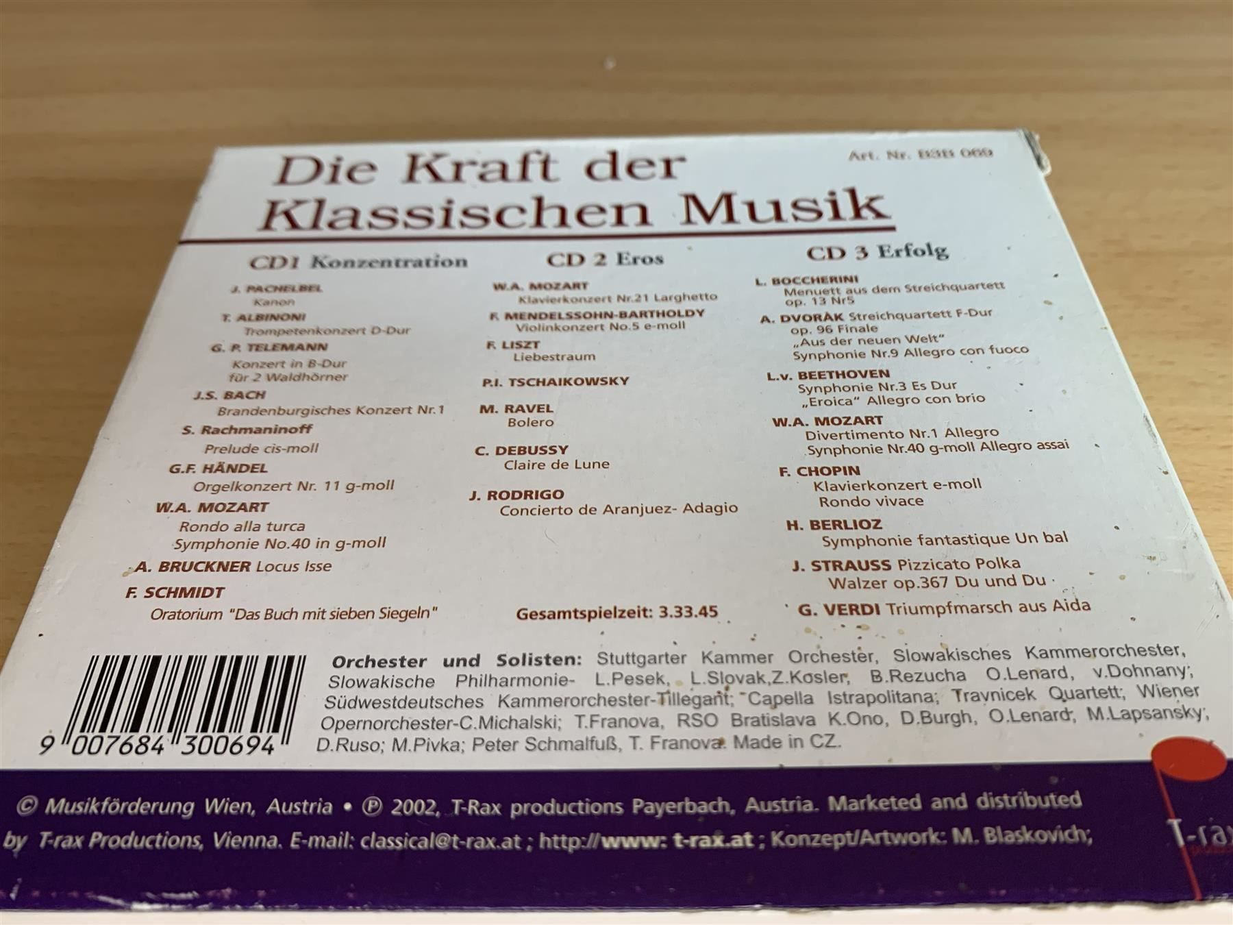 CD: Die Kraft der Klassischen Musik - 3 CD – Usato da Rikon im Tösstal venduto da Alpenmutz 1