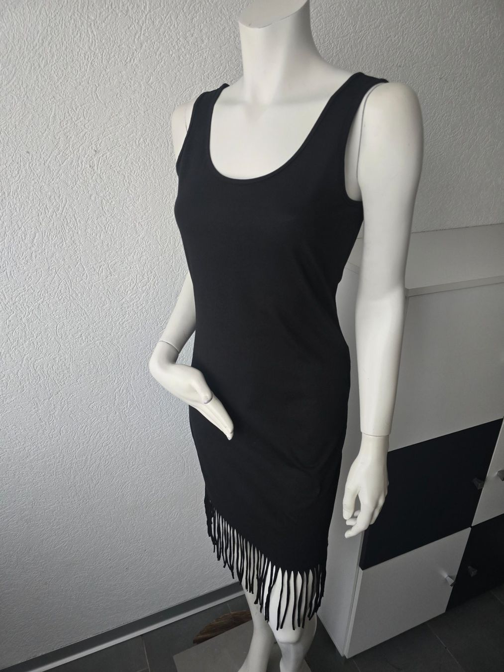 Kleider: Robe noir a frange T-M – Gebraucht aus Les Verrières von kitel79 6