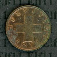 CHF___0.01 1971 -vz 1 Rappen