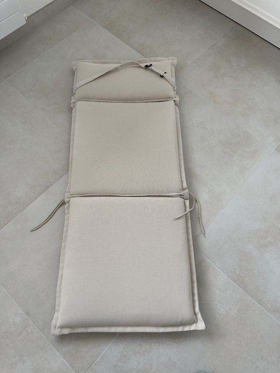 COSTWAY 2in1 Sitzauflage Mit Verstellbarer Rückenlehne | Graue Polster Für Gartenstuhl & Boden