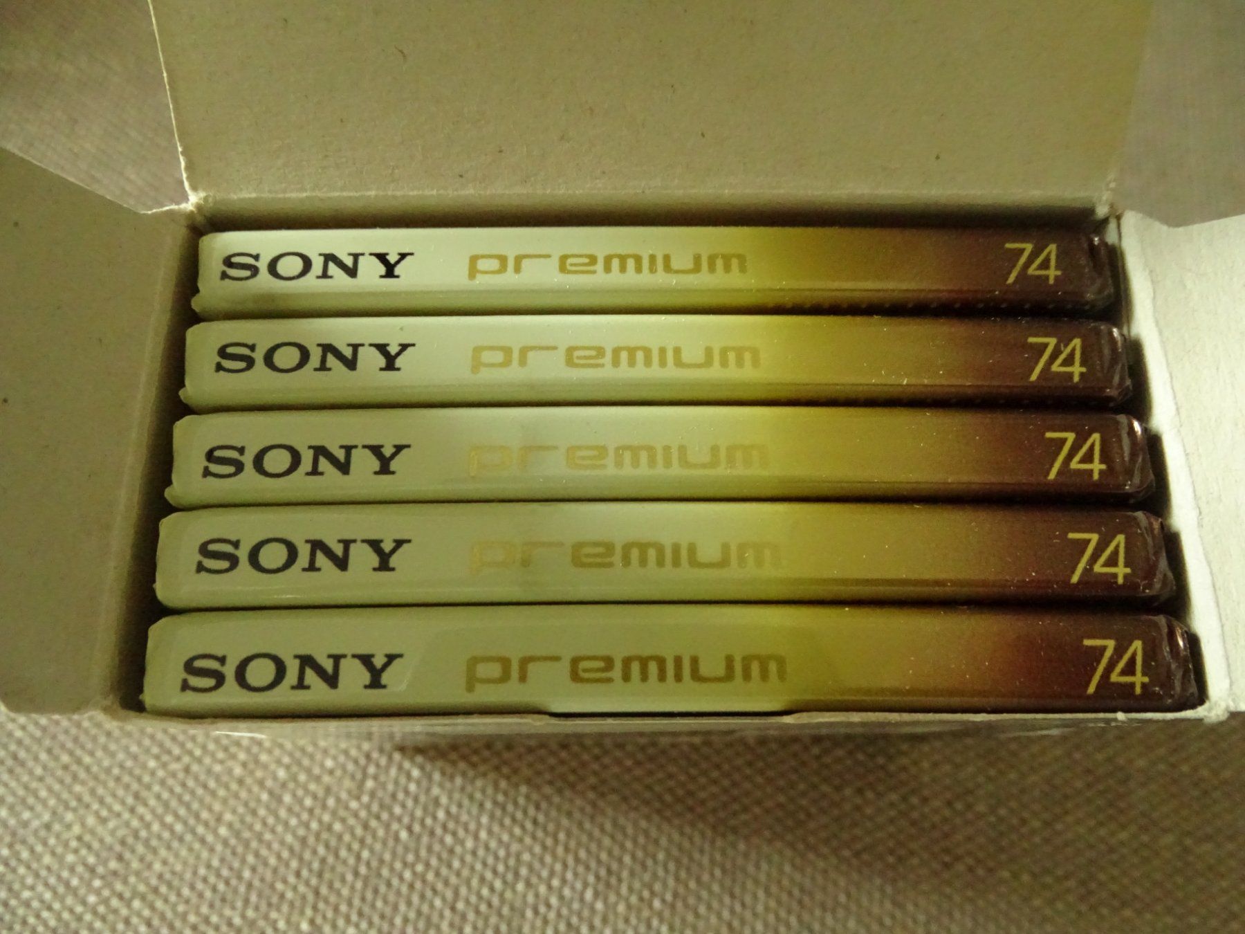 Sony Minidisc: 5 Stück minidisc Sony 74  NOS – Nuovo e nell'imballaggio originale da Hirzel venduto da Musicman03