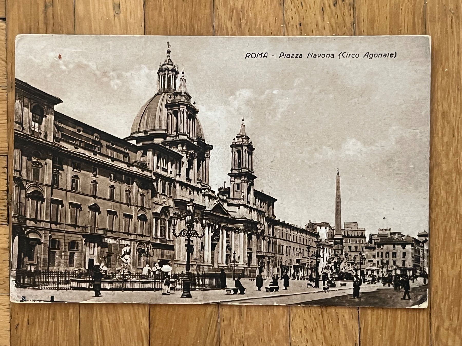 Ansichtskarten: Roma, Piazza Navona, 1942 – Gebraucht aus Romanshorn von luxcollect