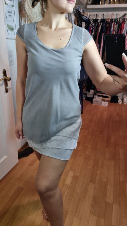 Sommerkleid Street One Gr. 38 beige Stufenlook Top Zustand
