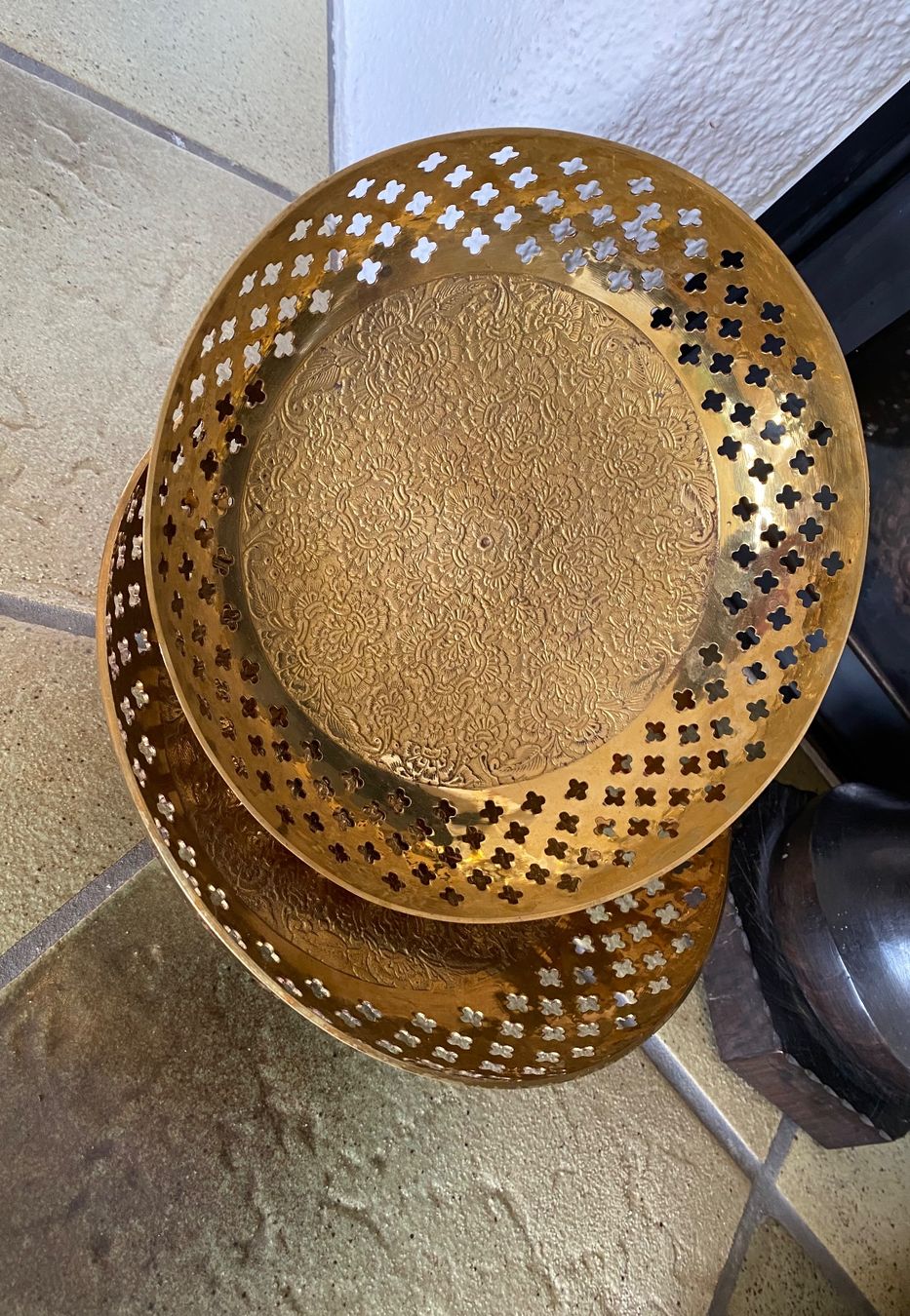 Piatti: Messingschalen Gold Messing Teller Schal Topf – Usato da Dottikon venduto da 6571 2
