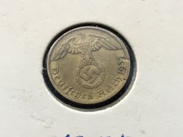 Drittes Reich 5 Reichspfennig 1937 D