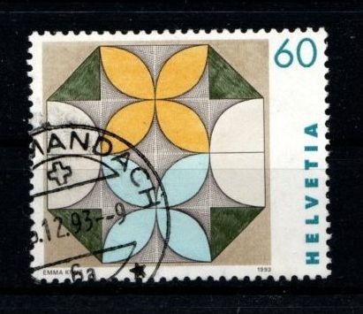 Alle Briefmarken: 1993 - Emma Kunz – Gebraucht aus Schaffhausen von poststamp