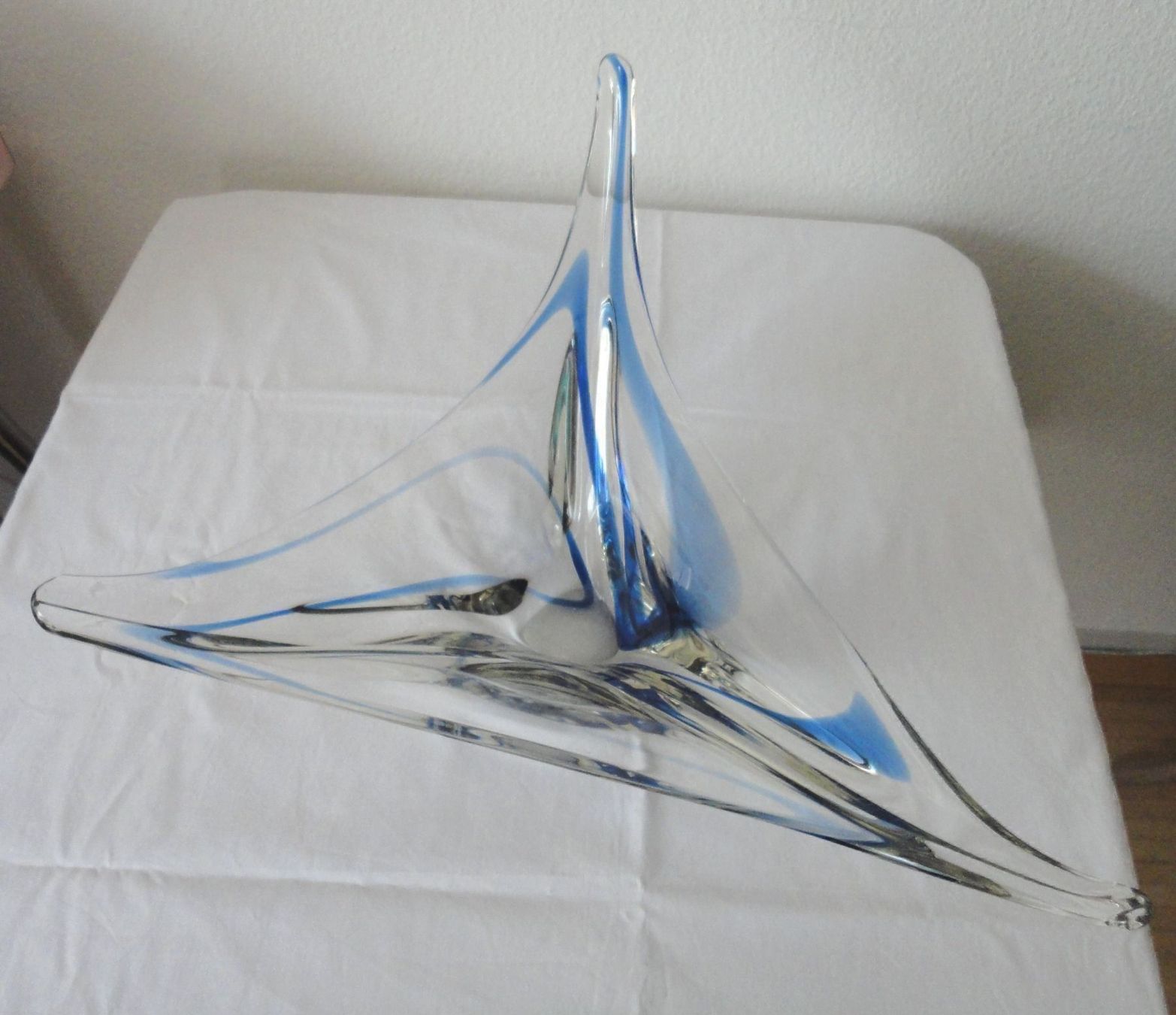 Alle Dekorationen: Glasschale gross mit blauen Einfärbungen D = ca.47,5cm – Gebraucht aus zürich von parts5060 4