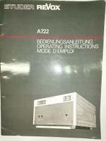 REVOX A722 Manual