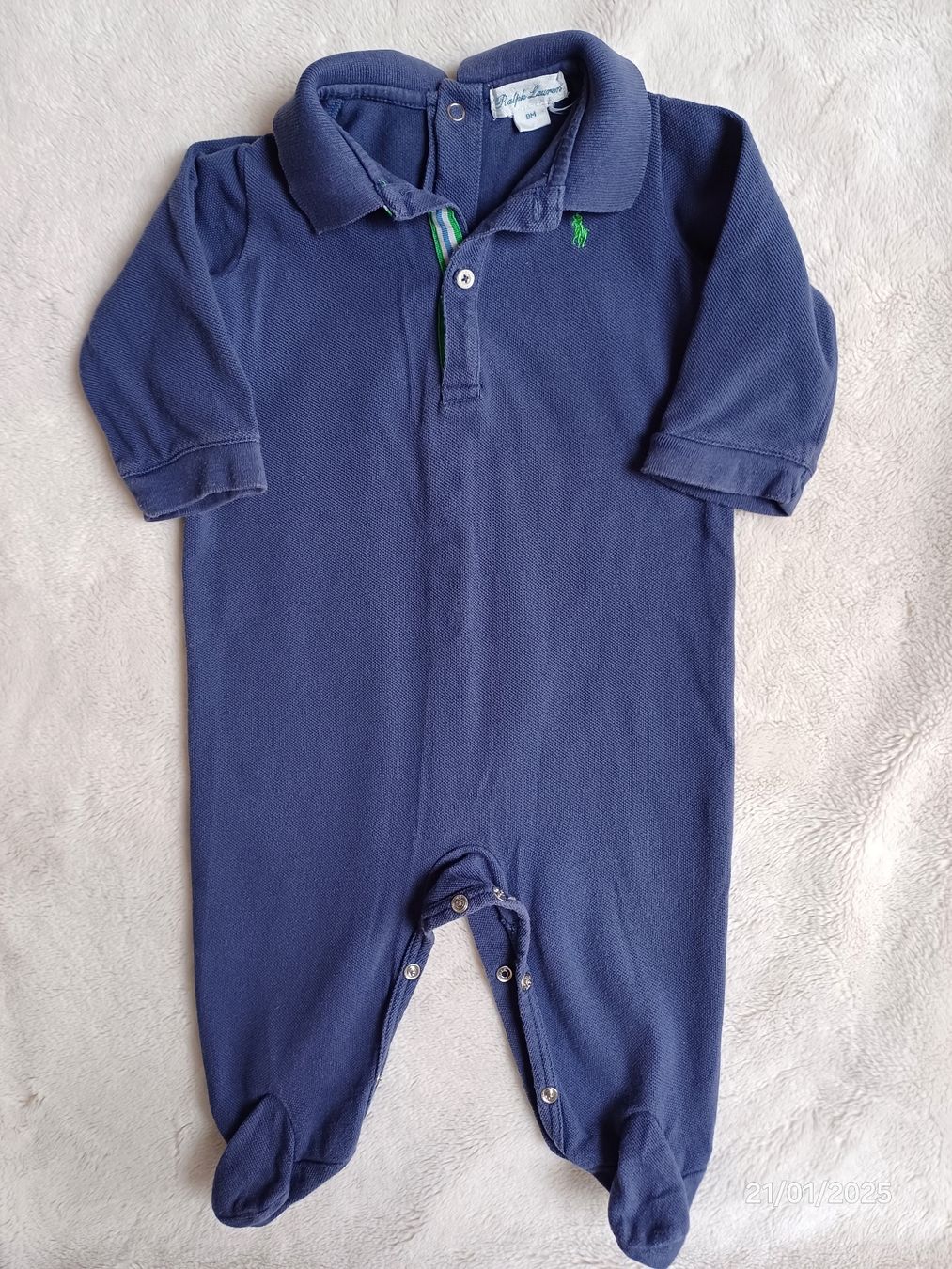 Ralph Lauren Strampler: RALPH LAUREN - JUMPSUIT - 9M - Grösse 74 – Gebraucht aus Würenlos von Abracadabra26 4