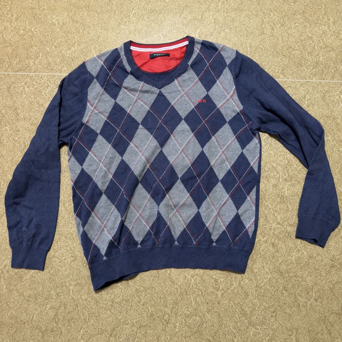 Maglioni & Felpe: McGregor Vintage Argyle Sweater, Men's Size Large EU – Usato da Bülach venduto da Agixs.