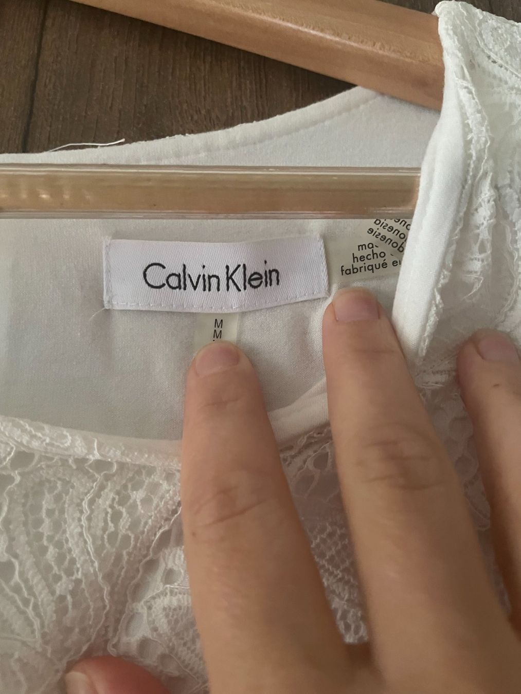 Calvin Klein Top: Top bianco marca Calvin Klein – Nuovo (secondo la descrizione) da Meilen venduto da val_tsv8 3