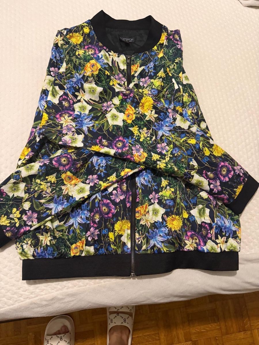 Giacche: Bomber Topshop fleuri multicolore taille 38 neuf – Usato da Genève venduto da you_s6sr 2