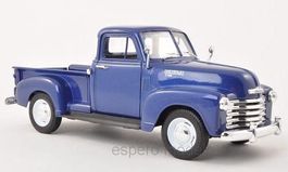 Chevrolet 3100 Pick Up 1950 blau met.       1:24 von Welly