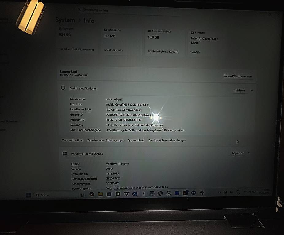 Notebook: Lenovo IdeaPad 5 2-in-1  – Usato da Wattwil venduto da alb_bvd5