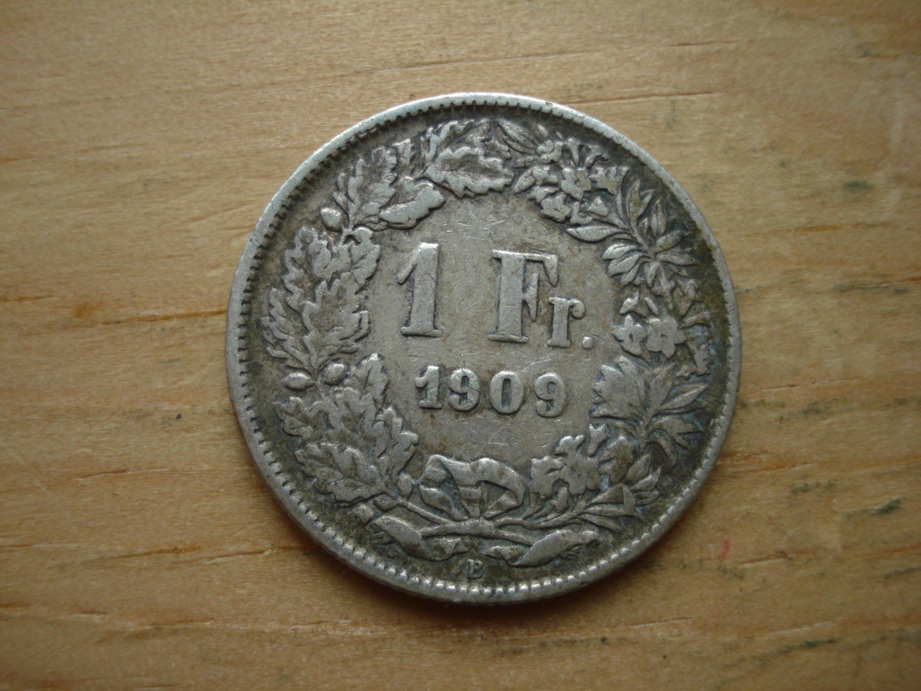 Tutti le monete: (Z3) 1 Franken 1909 – Usato da Erlach venduto da Net-Coins