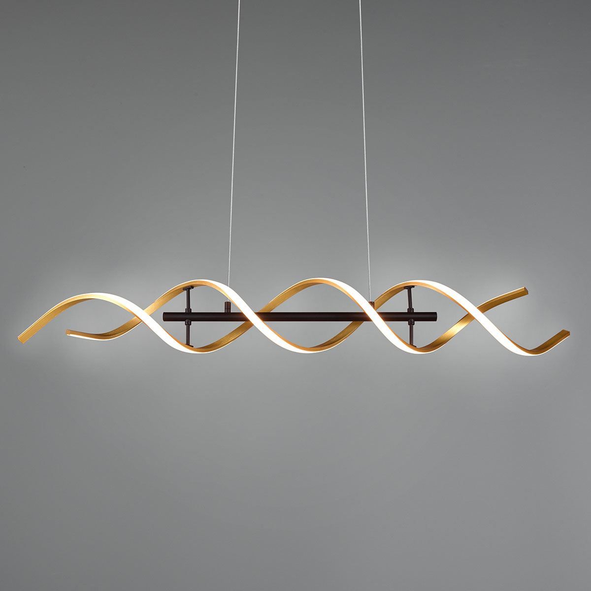 Kronleuchter & Deckenlampen: LED Pendelleuchte, Dimmbar, Gold – Neu (gemäss Beschreibung) aus Kreuzlingen von Smart-Light 5