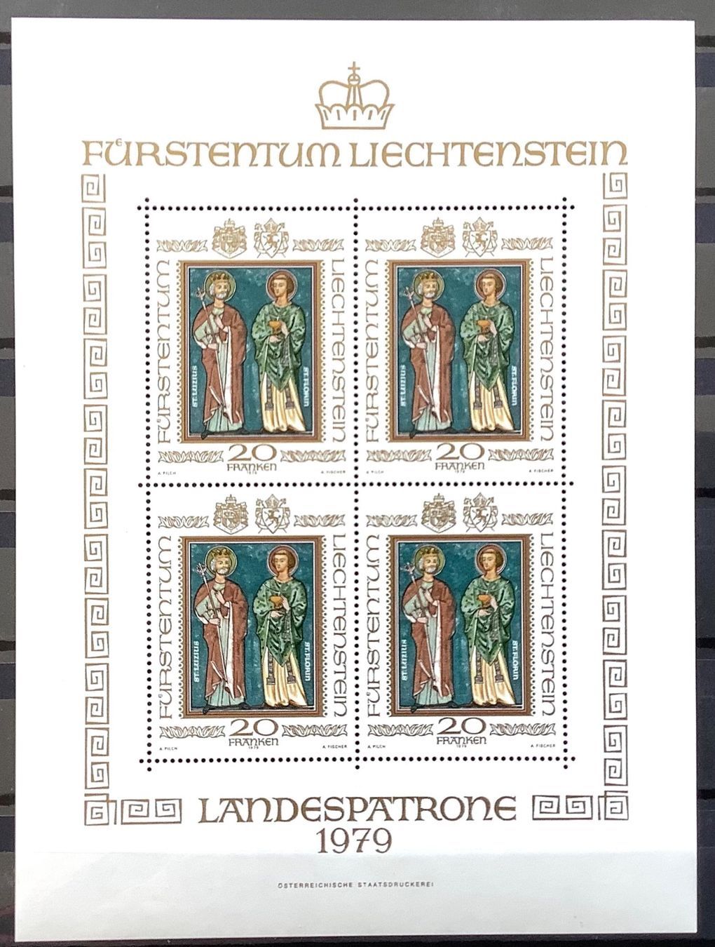 Tutti i francobolli: 1979 Liechtenstein Landespatrone ** – Nuovo (secondo la descrizione) da Liestal venduto da Skunk02