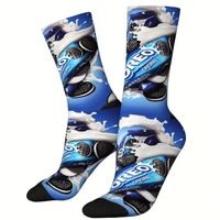 🍪 Lustige bequeme Socken mit 3D Oreo-Keks-Druck! 🍪💫