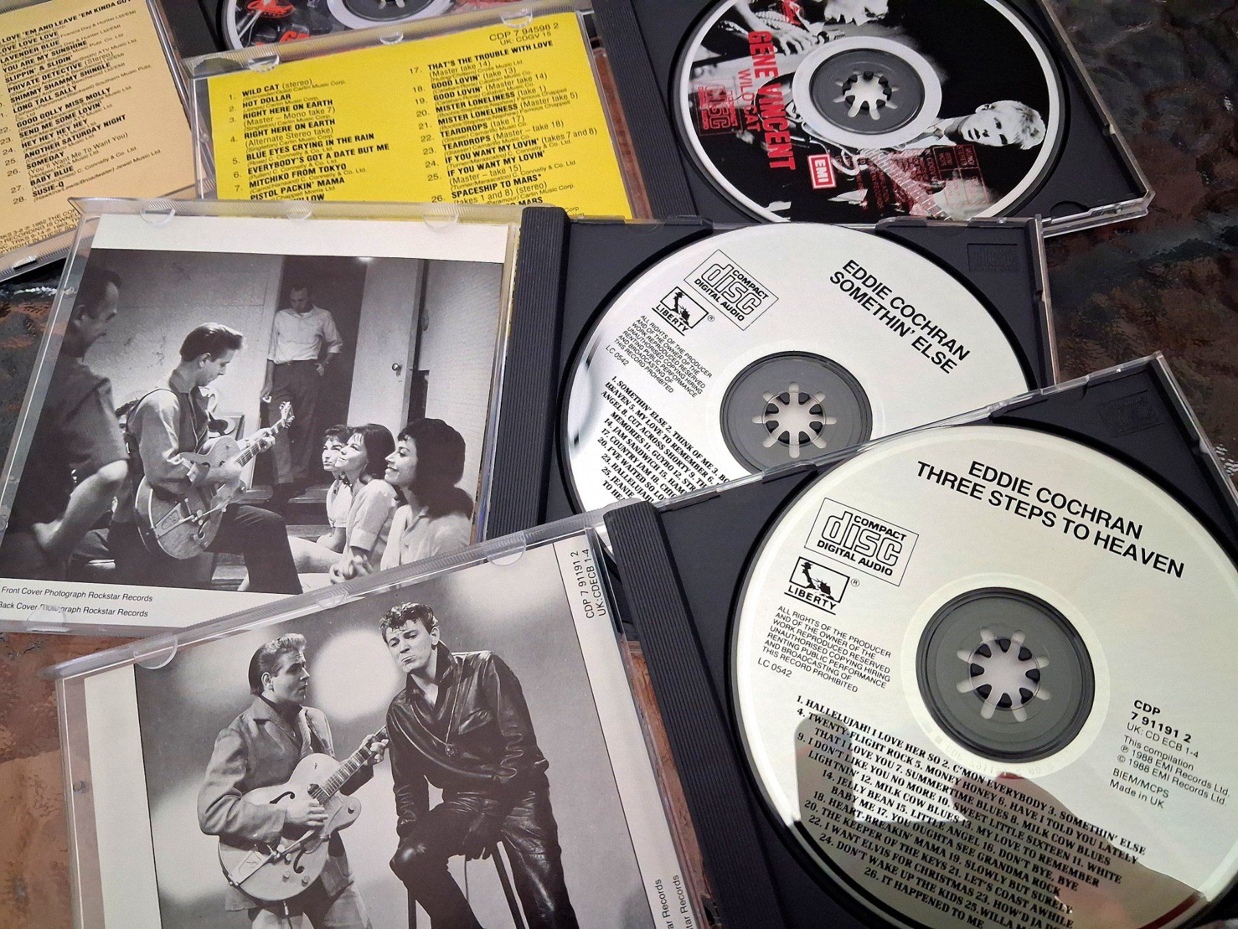CD: 10 CD Set - Gene Vincent & Eddie Cochran - Rockabilly – Usato da Wilderswil venduto da Silverybrown 1