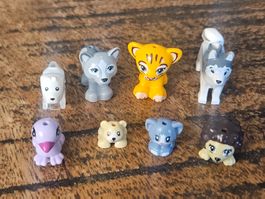 lego figurine lot de 8  animaux