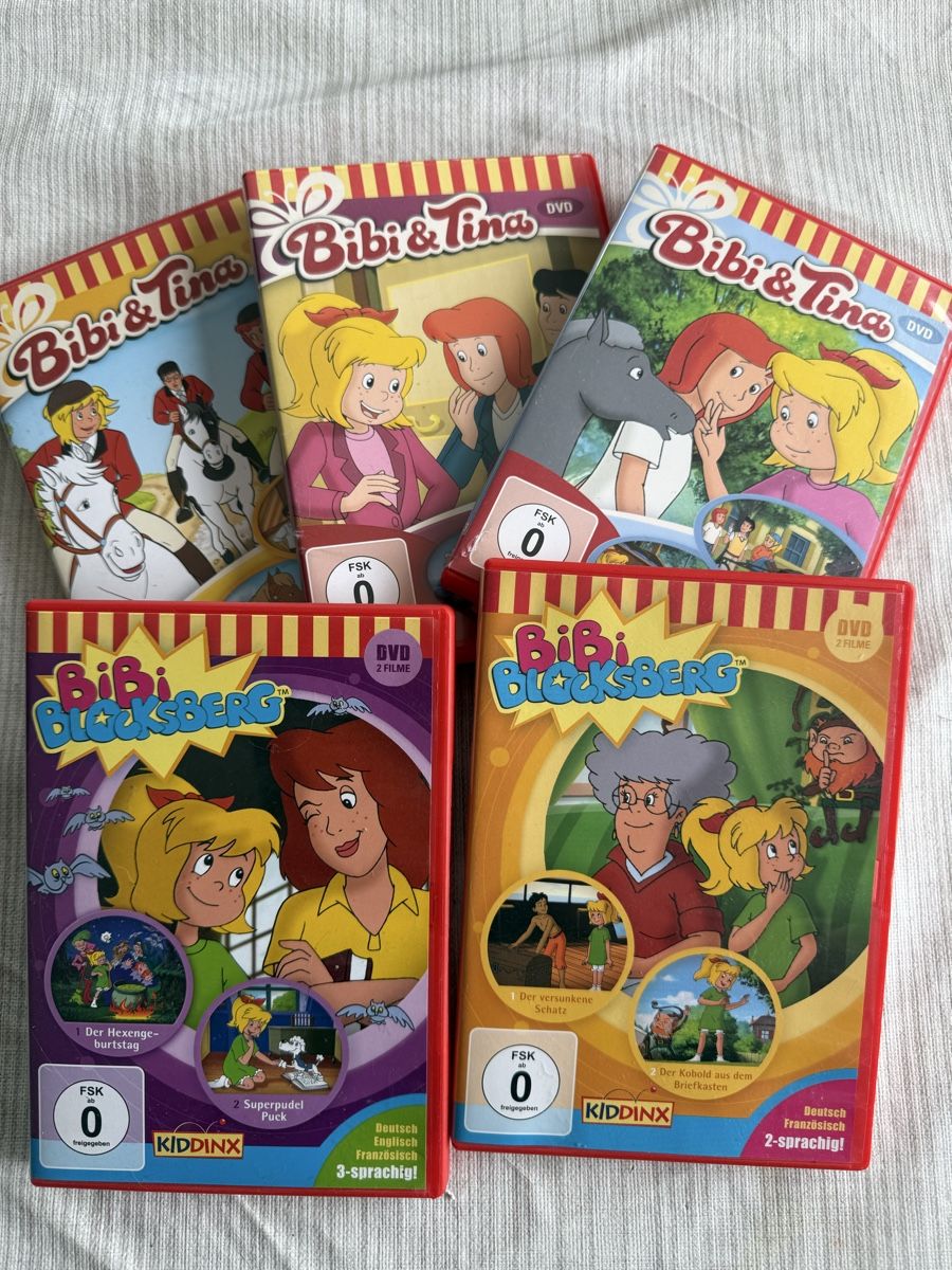 Tutti i DVDs: 5 DVD für Kinder – Usato da Strada venduto da Betflo