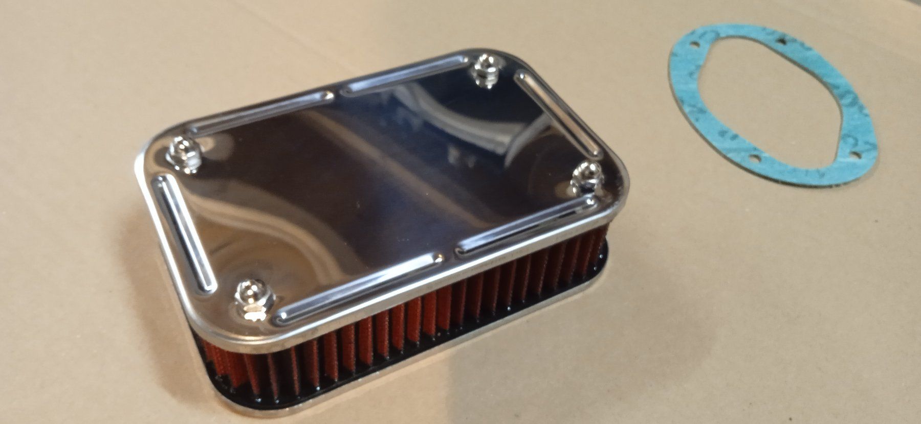 Tutti pezzi di ricambio auto: Luftfilter Sportluftfilter chrom Weber Solex waschbar TVR – Nuovo e nell'imballaggio originale da Dürnten venduto da theoldstyler