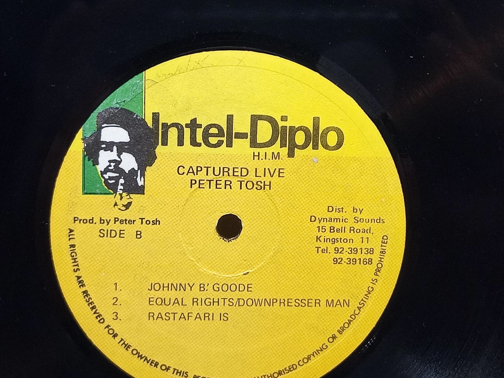 Dischi in vinile: Peter Tosh Captured Live Vinyl LP gebraucht 1984 – Usato da basel venduto da markusb07 6