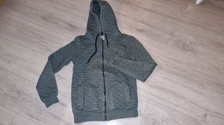 Olive Blue Ridge Stepp-Jacke mit Kapuze, Grösse XS