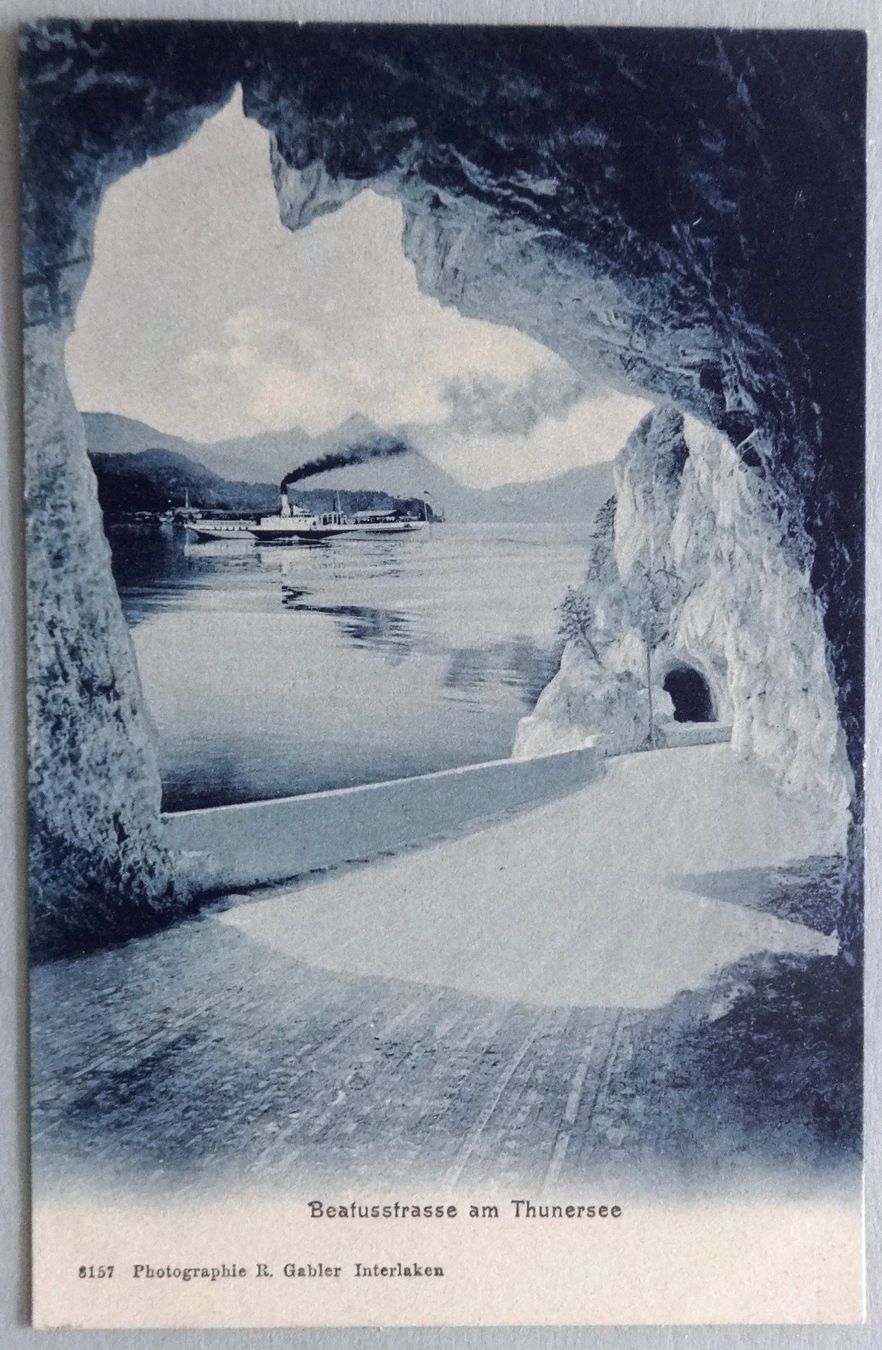 Cartoline postali: Beatusstrasse am Thunersee – Usato da Fétigny venduto da Billy2miny
