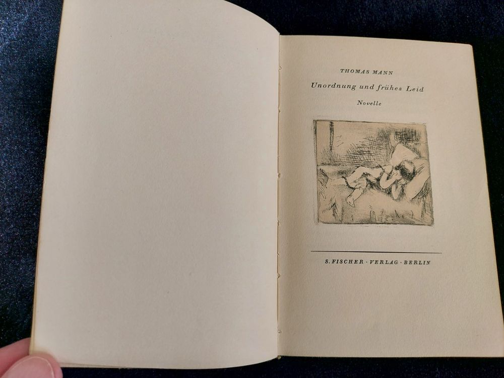 Thomas Mann Unordnung und frühes Leid (Aufl. 1926) Kaufen auf Ricardo