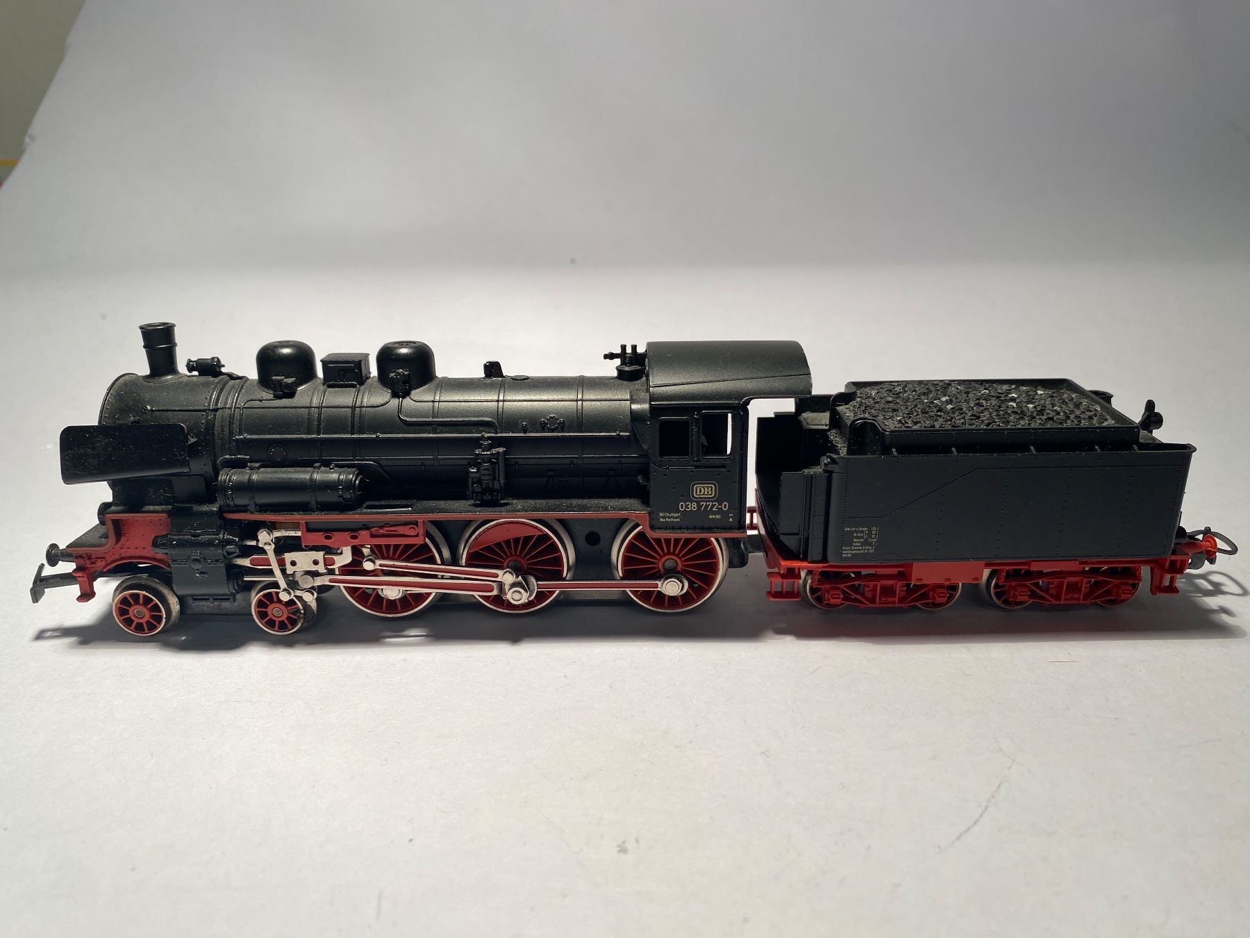 Märklin Modellini di ferrovie: Märklin, Dampflok 038 772-0 DB, AC Analog – Usato da Buchrain venduto da Modellbahn11