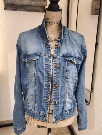 Jeansjacke Noisy May Modell NMDEBRA blau Grösse L