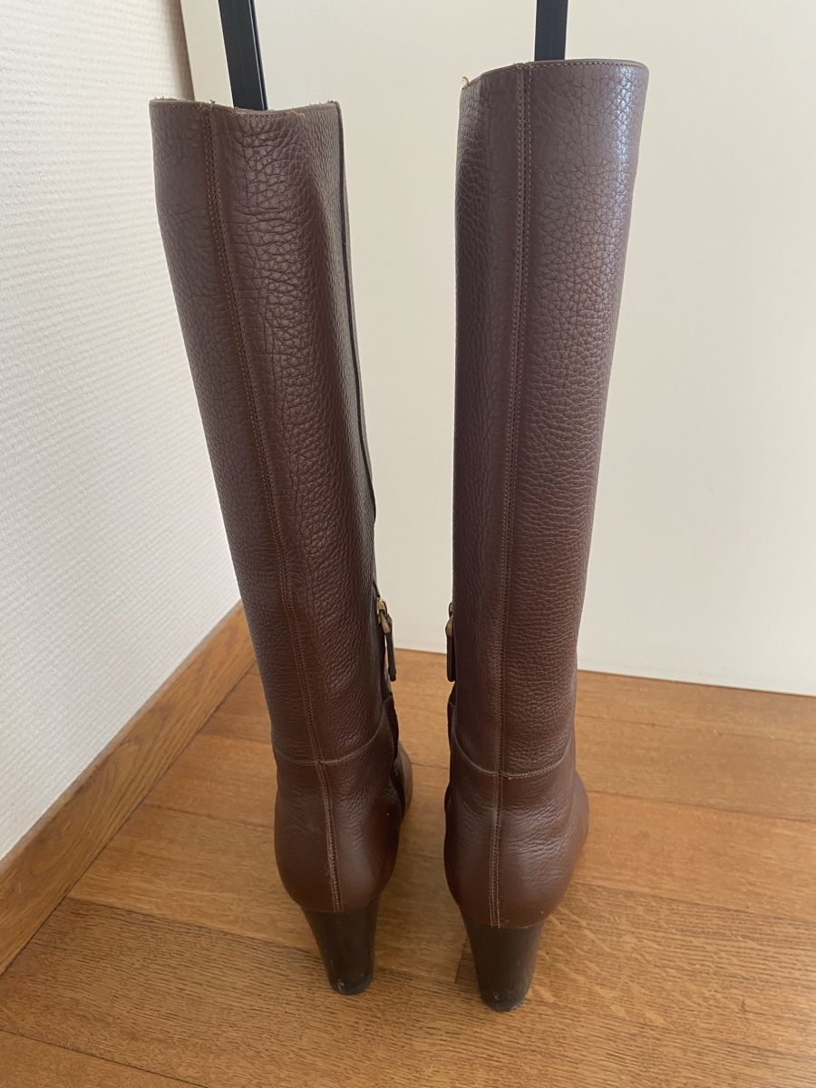 Scarpe da donna: Damen Stiefel braun Leder – Usato da Buchs Ag venduto da Cleaudia 4